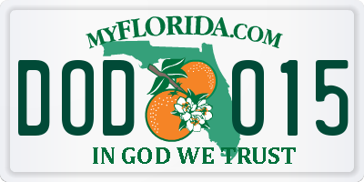 FL license plate DODO15