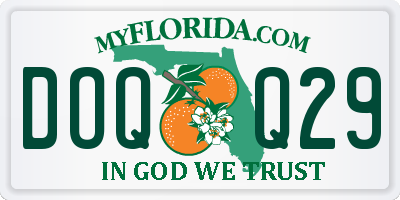 FL license plate DOQQ29
