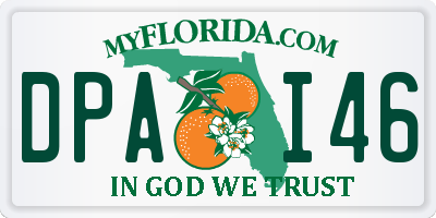 FL license plate DPAI46