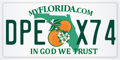 FL license plate DPEX74