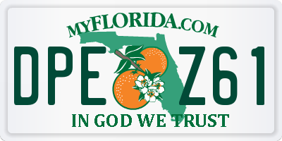 FL license plate DPEZ61