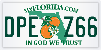 FL license plate DPEZ66