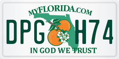 FL license plate DPGH74