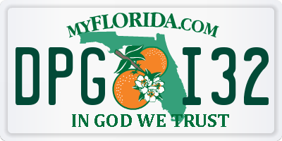 FL license plate DPGI32