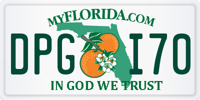 FL license plate DPGI70