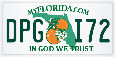 FL license plate DPGI72