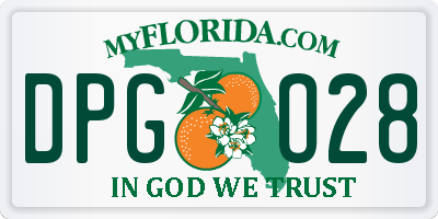 FL license plate DPGO28