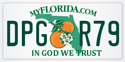 FL license plate DPGR79