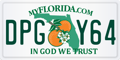 FL license plate DPGY64