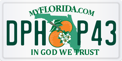 FL license plate DPHP43