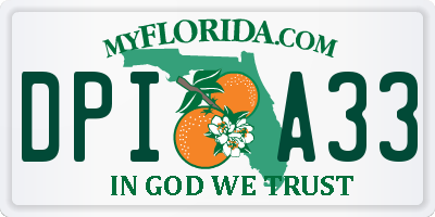 FL license plate DPIA33