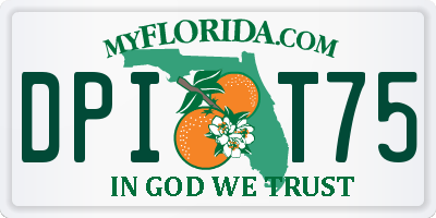 FL license plate DPIT75