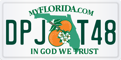 FL license plate DPJT48