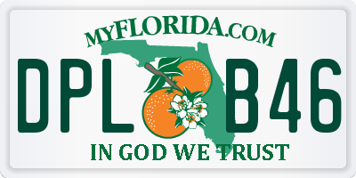 FL license plate DPLB46