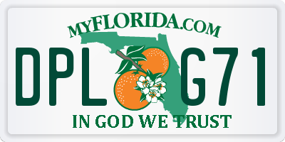 FL license plate DPLG71