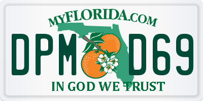 FL license plate DPMD69