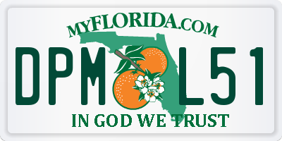 FL license plate DPML51