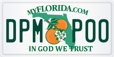 FL license plate DPMP00