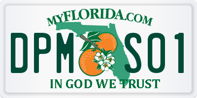 FL license plate DPMS01