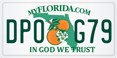 FL license plate DPOG79