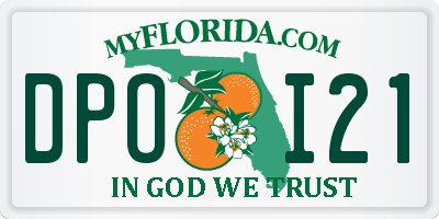 FL license plate DPOI21