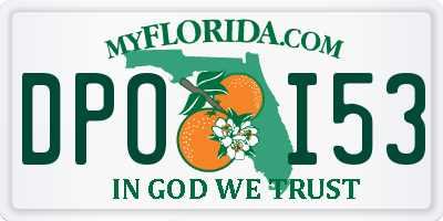 FL license plate DPOI53