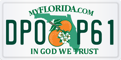 FL license plate DPOP61