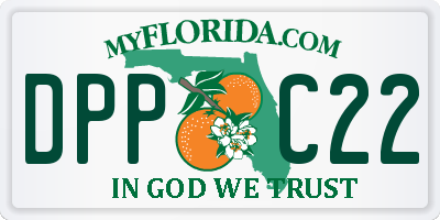 FL license plate DPPC22