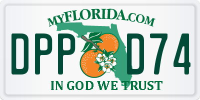 FL license plate DPPD74