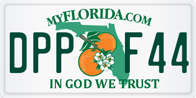 FL license plate DPPF44