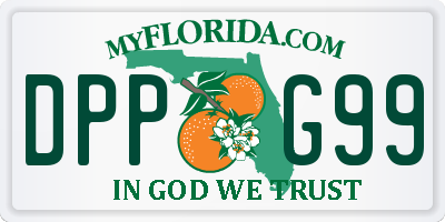 FL license plate DPPG99