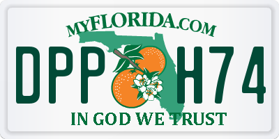 FL license plate DPPH74
