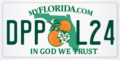 FL license plate DPPL24