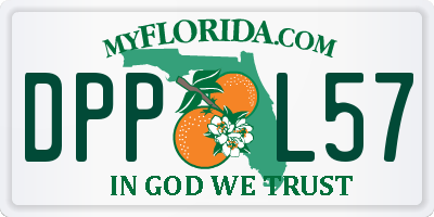 FL license plate DPPL57