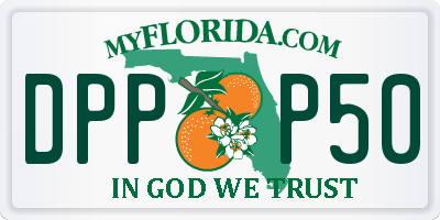 FL license plate DPPP50