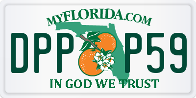FL license plate DPPP59