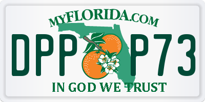FL license plate DPPP73
