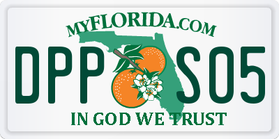 FL license plate DPPS05