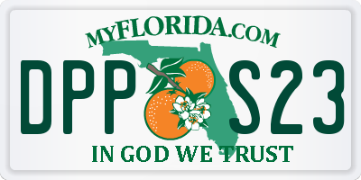 FL license plate DPPS23