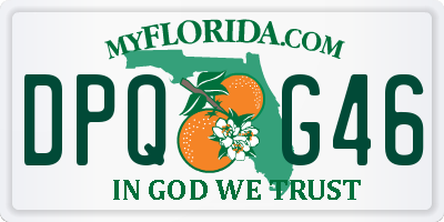 FL license plate DPQG46