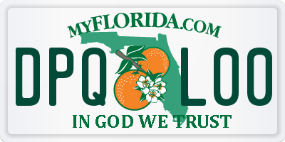 FL license plate DPQL00