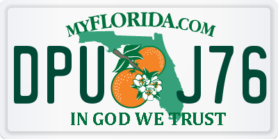 FL license plate DPUJ76