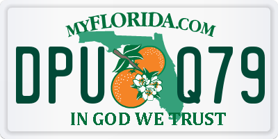 FL license plate DPUQ79