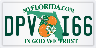 FL license plate DPVI66