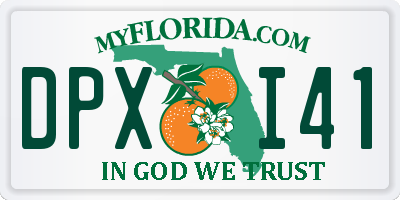FL license plate DPXI41
