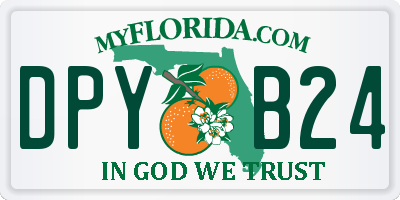 FL license plate DPYB24
