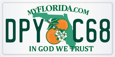 FL license plate DPYC68
