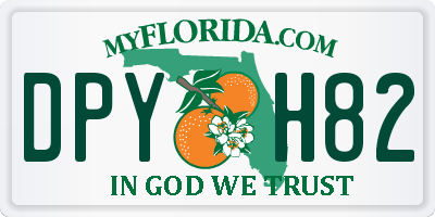 FL license plate DPYH82