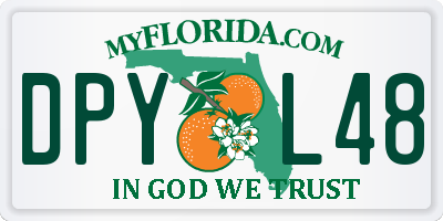 FL license plate DPYL48