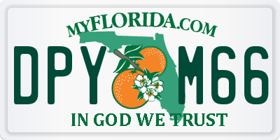 FL license plate DPYM66